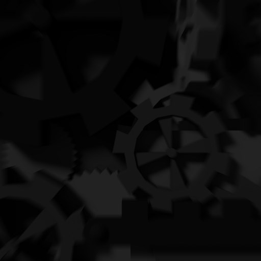 The default background (and also the background of the options) A wall full of metallic gears
